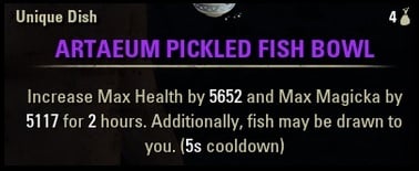 Artaeum Pickeled Fish Bowl food