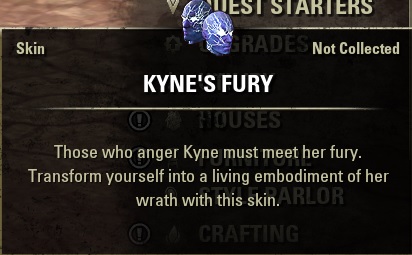 Kyne's Fury Skin ESO