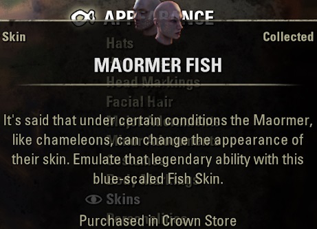 Maormer Fish Skin