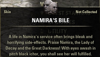 Namira's Bile Skin ESO