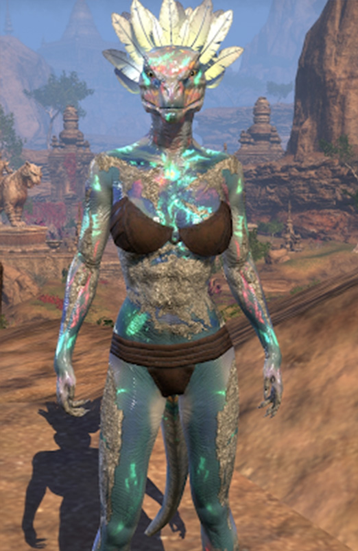 Opalescent Epidermis Argonian Skin