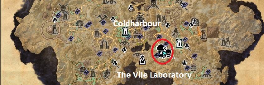 Werewolf Guide Leveling Location Coldharbour Map