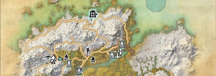 Western Skyrim Map & Blackreach Map - ESO - AlcastHQ