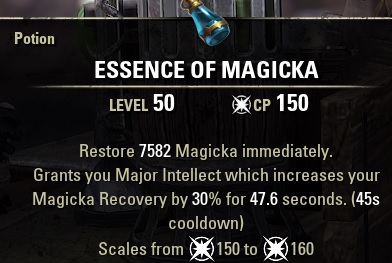 Essence of Magicka MAG Potion