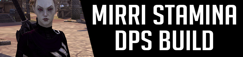Mirri Stamina DPS Build Companion ESO Banner