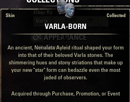 Varla Born Skin plate ESO