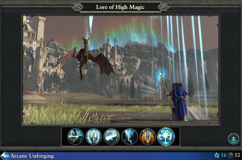 Arcane Unforging spell lore of high magic warhammer magic type
