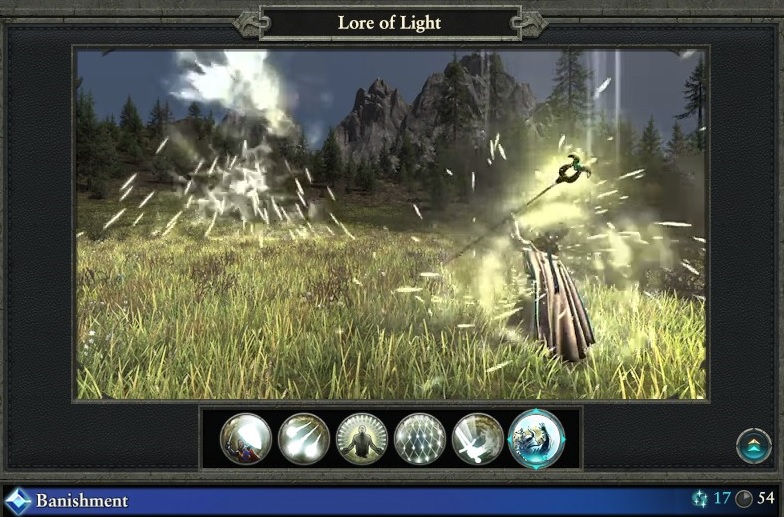 Banishment spell lore of light warhammer magic type
