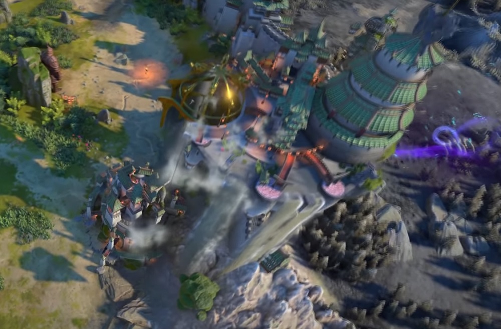 Campaign Map Details Wei-jin celestial city Total War Warhammer 3
