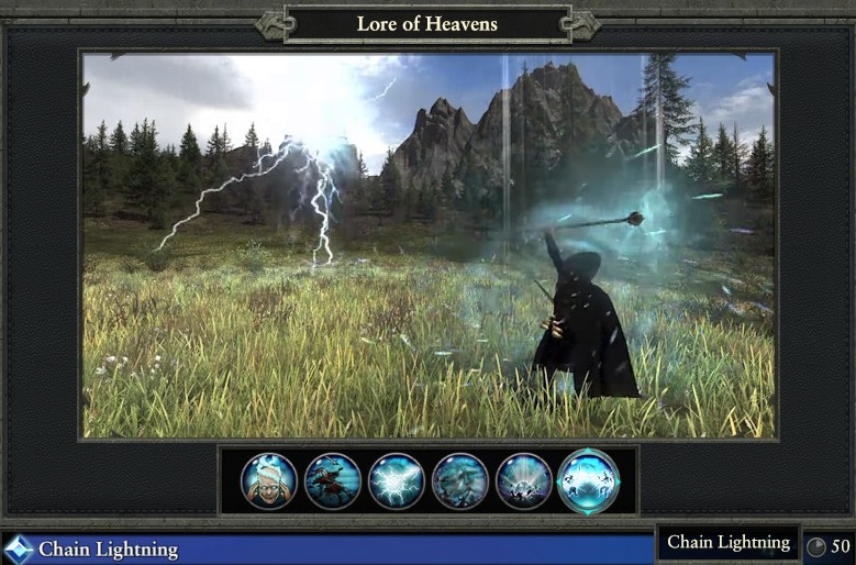 Chain Lightning spell lore of heavens warhammer magic type