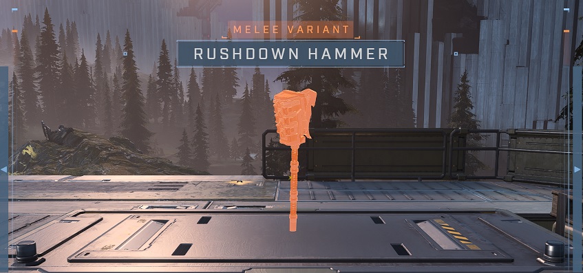 Equip rushdown hammer at any fob in halo infinite