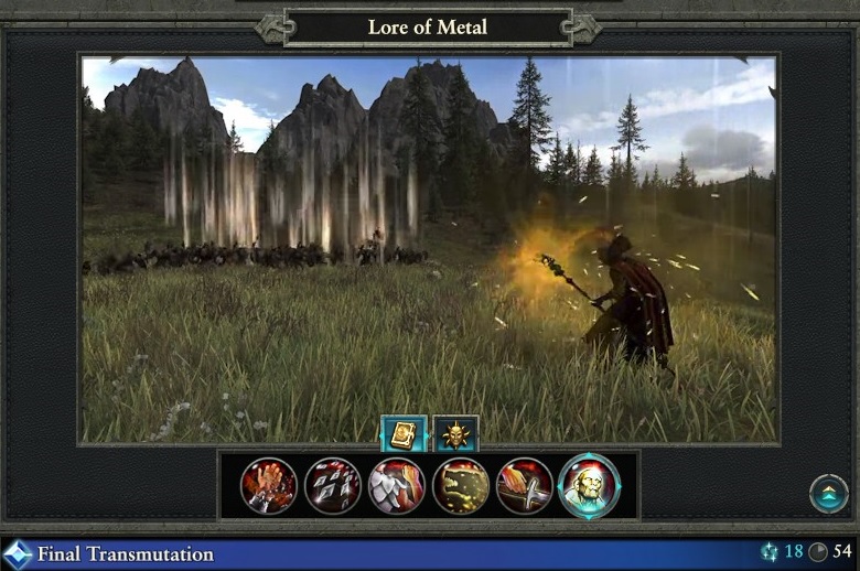 Final Transmutation spell lore of metal warhammer magic type