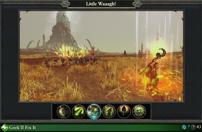 Gork will fix it spell Little Waaagh Magic Warhammer
