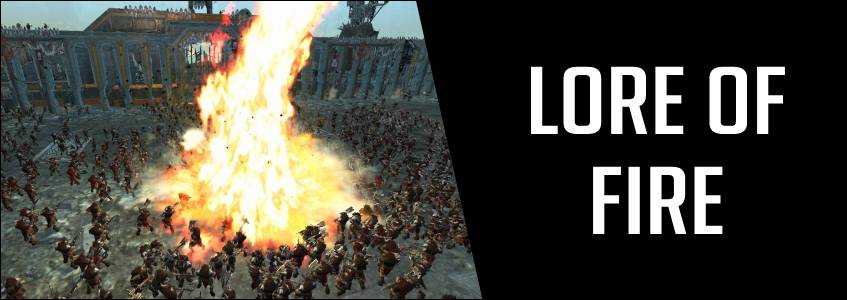 Lore of fire total war warhammer banner image