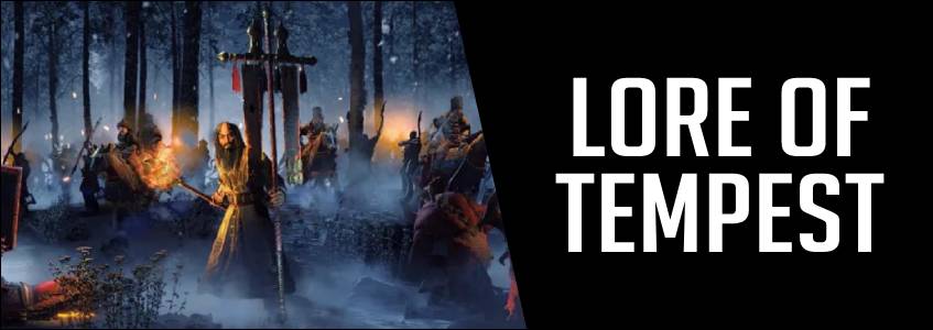 Lore of tempest total war warhammer game banner image