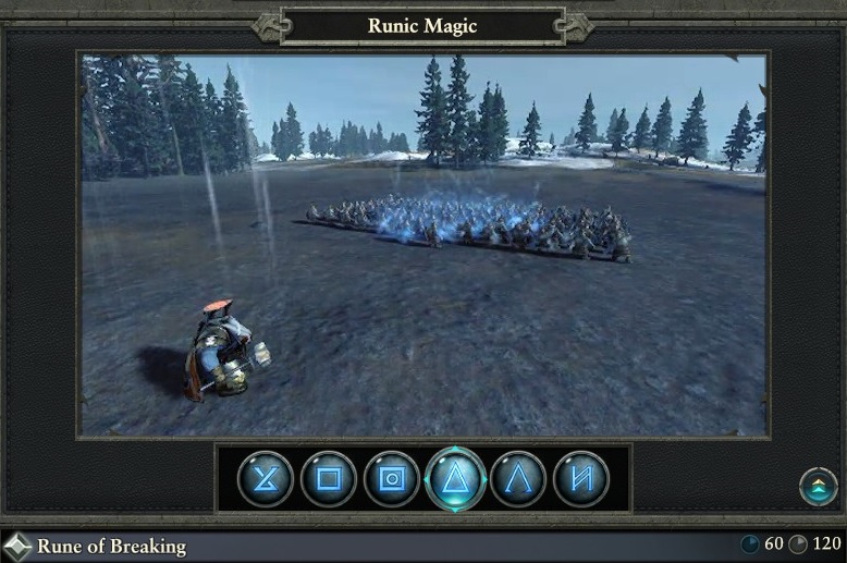 Rune of Breaking spell Runic Magic warhammer magic type