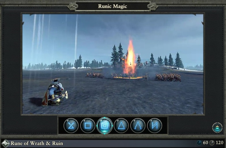 Rune of Wrath and Ruin spell Runic Magic warhammer magic type
