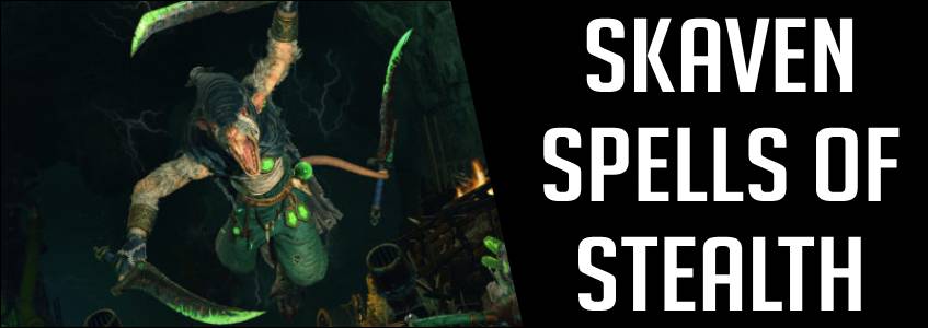 Skaven Spells of Stealth total war warhammer games banner image