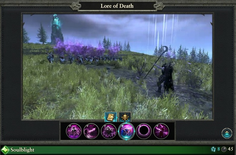 Soulblight spell lore of death warhammer magic type