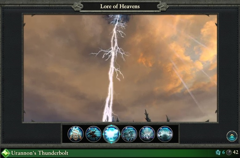 Urannon's Thunderbolt spell lore of heavens warhammer magic type