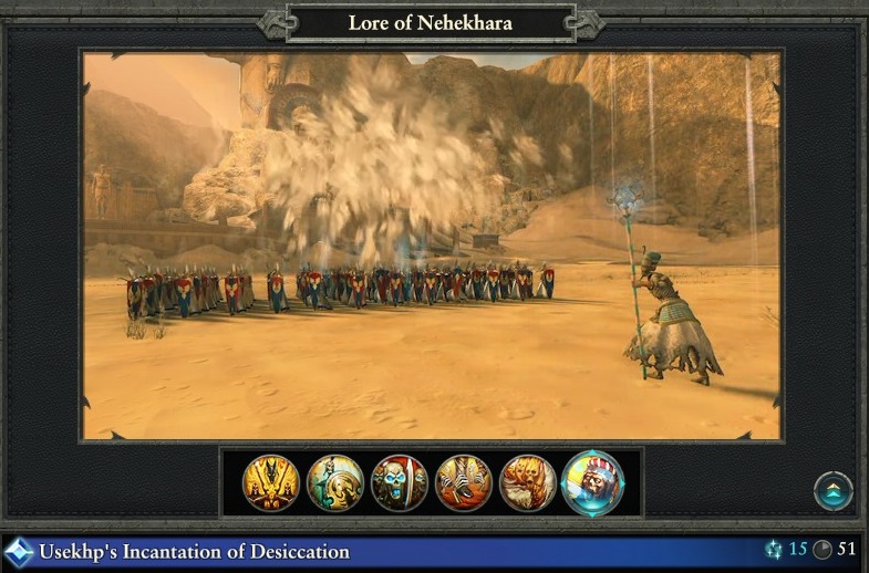 Why is the default background the nehekara desert? Is it the same for  anybody else? : r/totalwarhammer