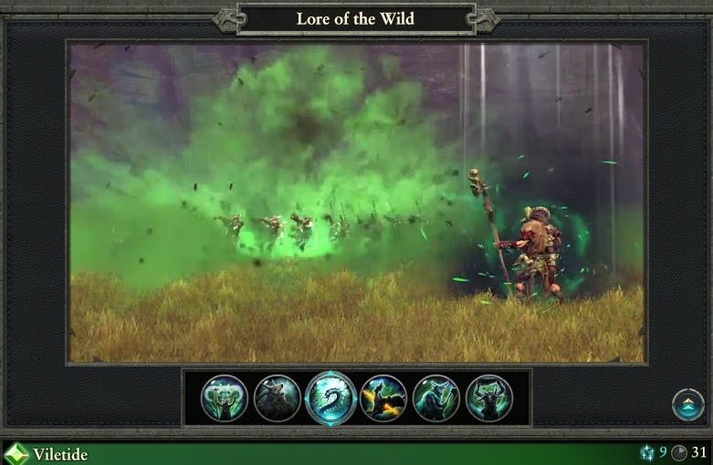 Viletide spell lore of the wild warhammer magic type