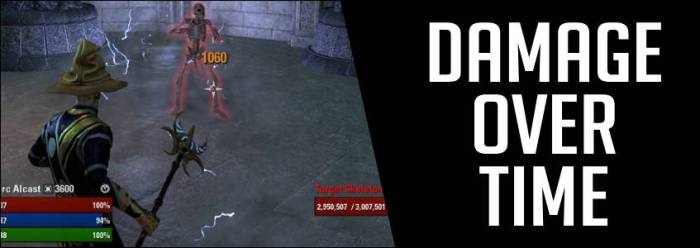 damage over time explained in eso banner image