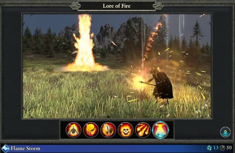 flame storm spell lore of fire warhammer magic type