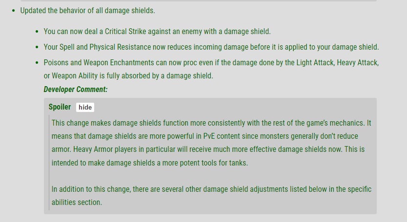 how do damage shields work in ESO