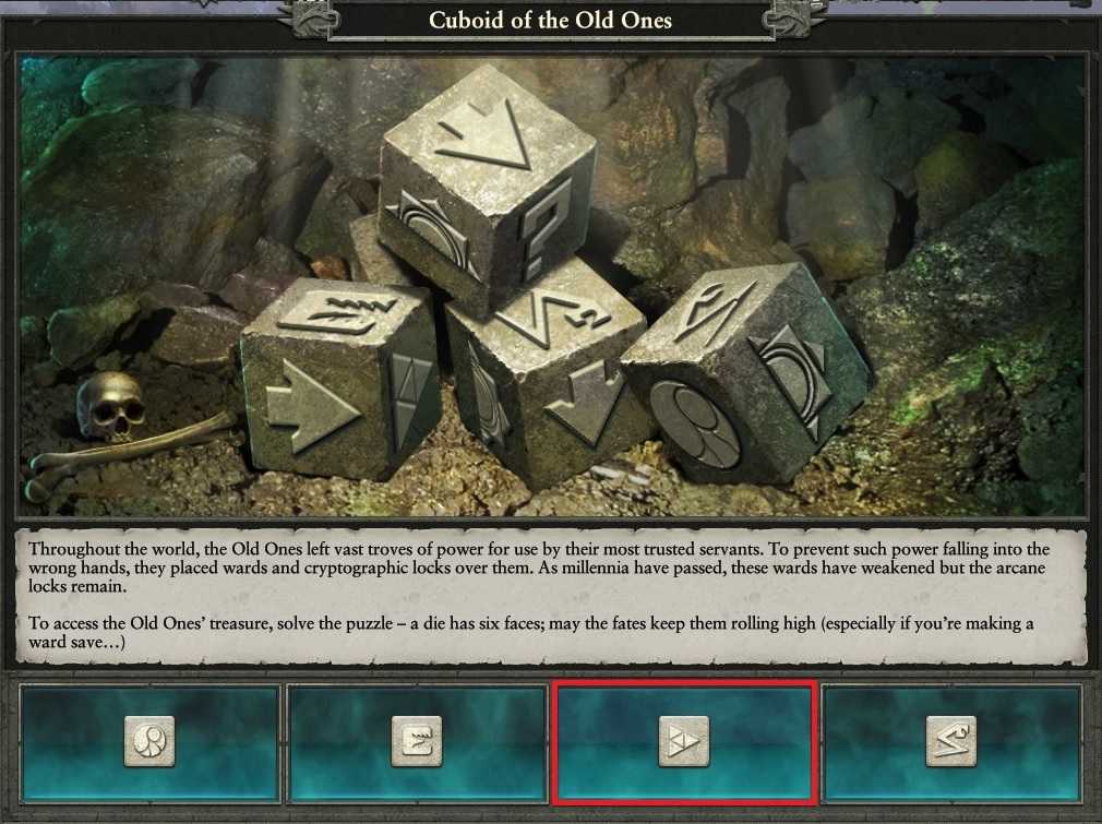 Cuboid of the Old Ones puzzle 1 Total War Warhammer 2