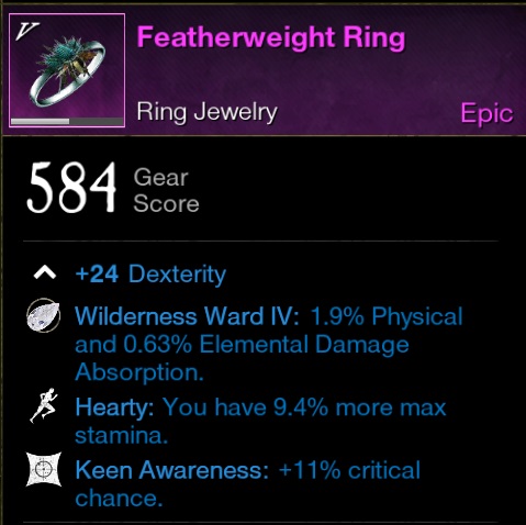 Featherweight Ring
