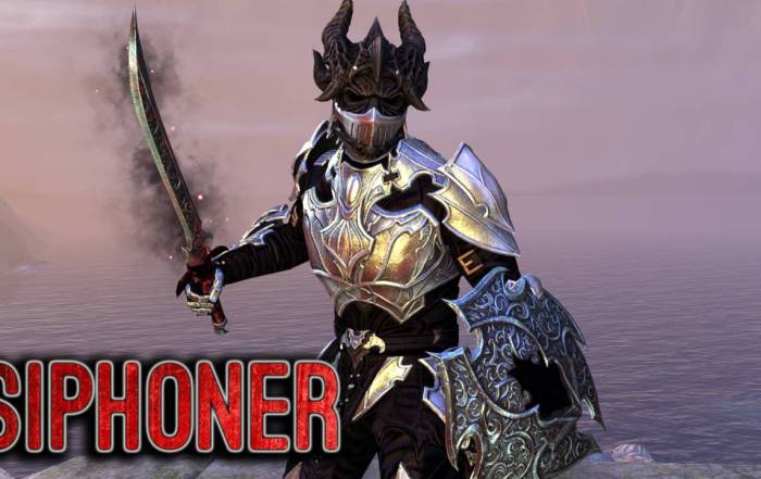 Siphoner Nightblade Tank Build Banner Image ESO