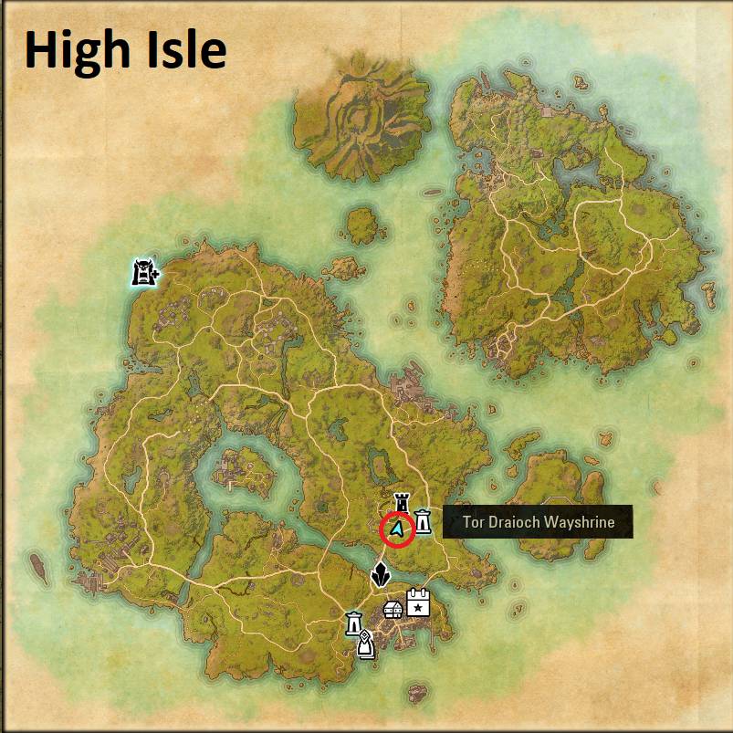 MAP How to unlock Ember Companion in ESO High Isle Chapter