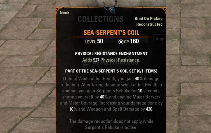 Sea-Serpent's Coil Mythic How to get it ESO Banner Image