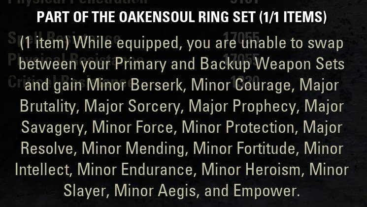 Oakensoul Ring ESO NEW Lost Depths DLC