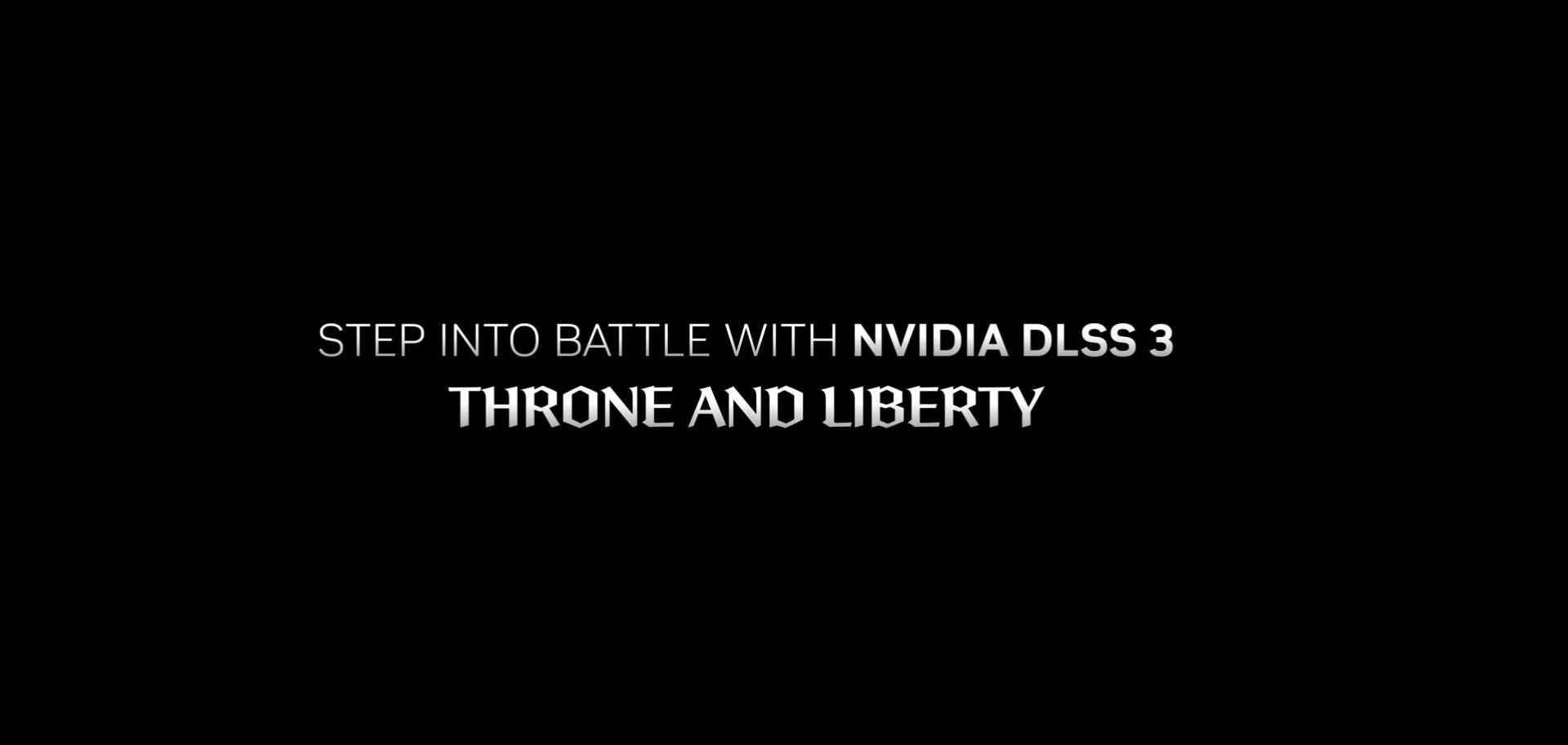 Throne and Liberty DLSS 3 Nvidia