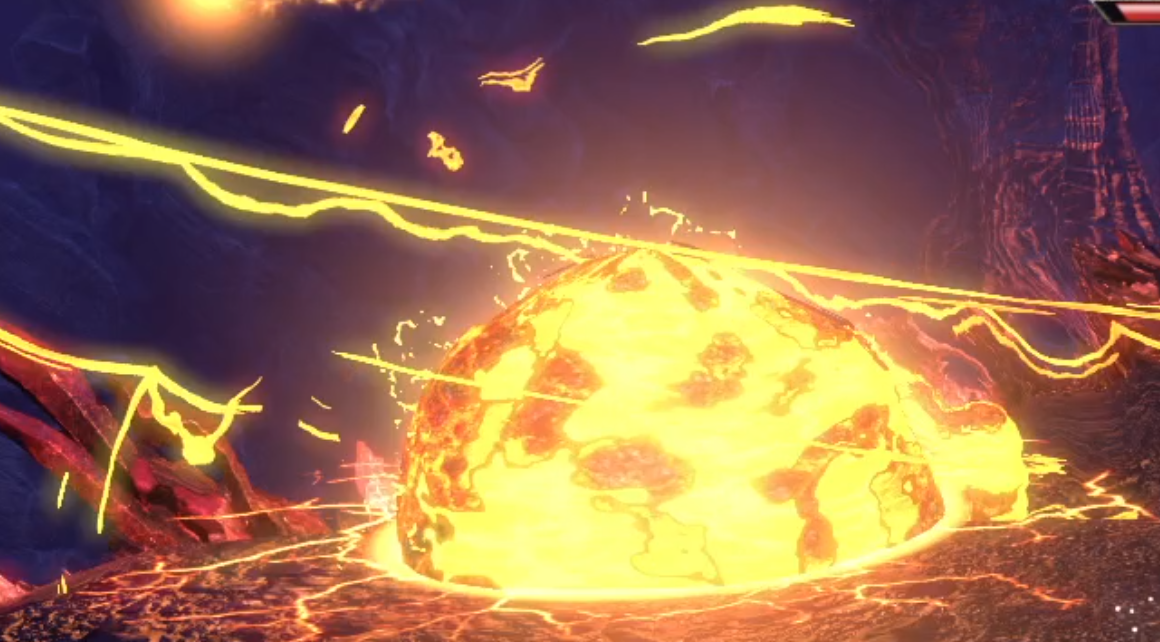 exploding meteor endboss scriv hall