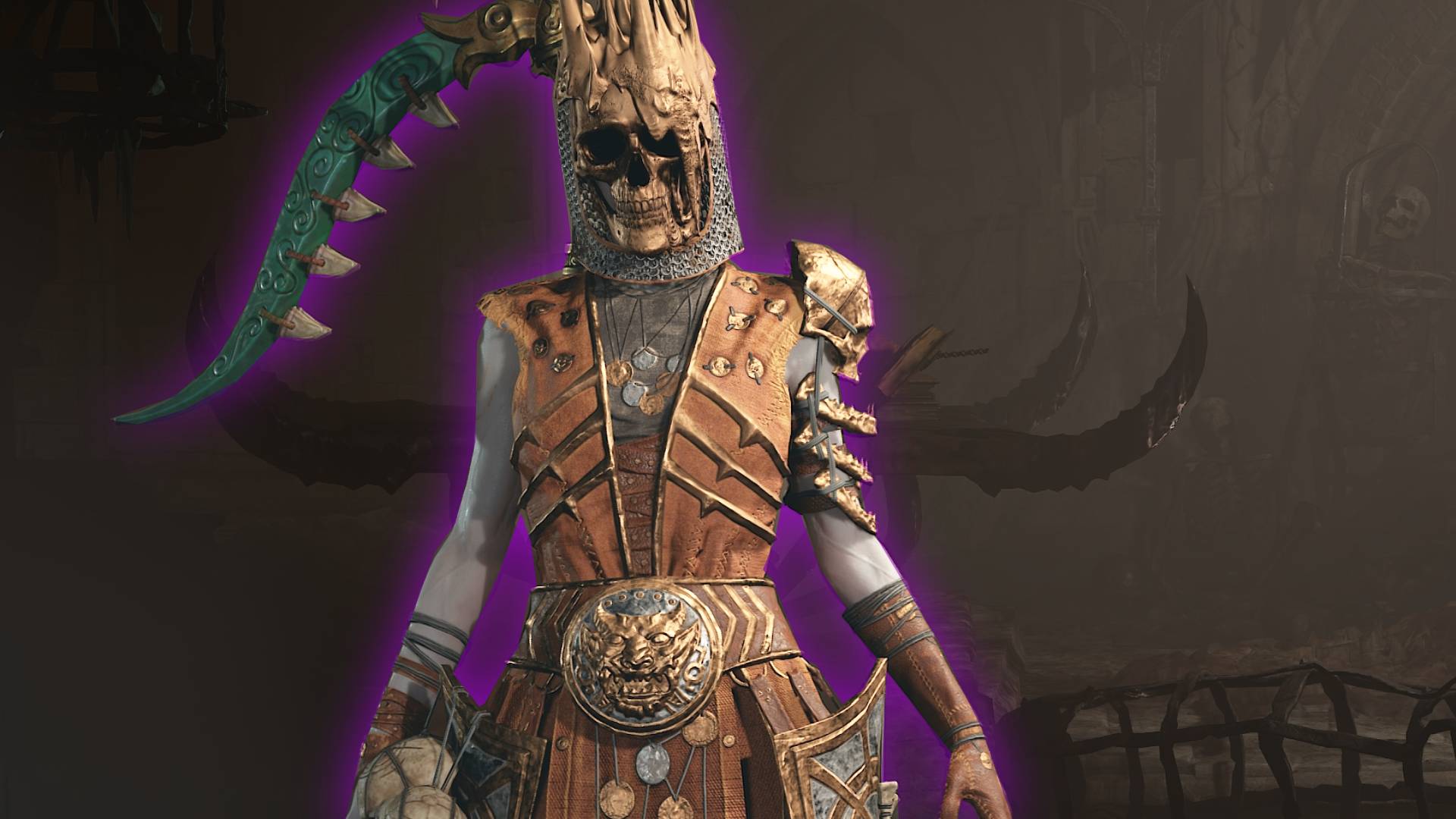 Undead warden-like Skeleton Soldier