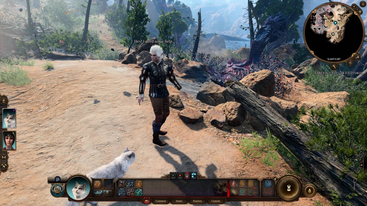 Astarion looking for help bait BG3