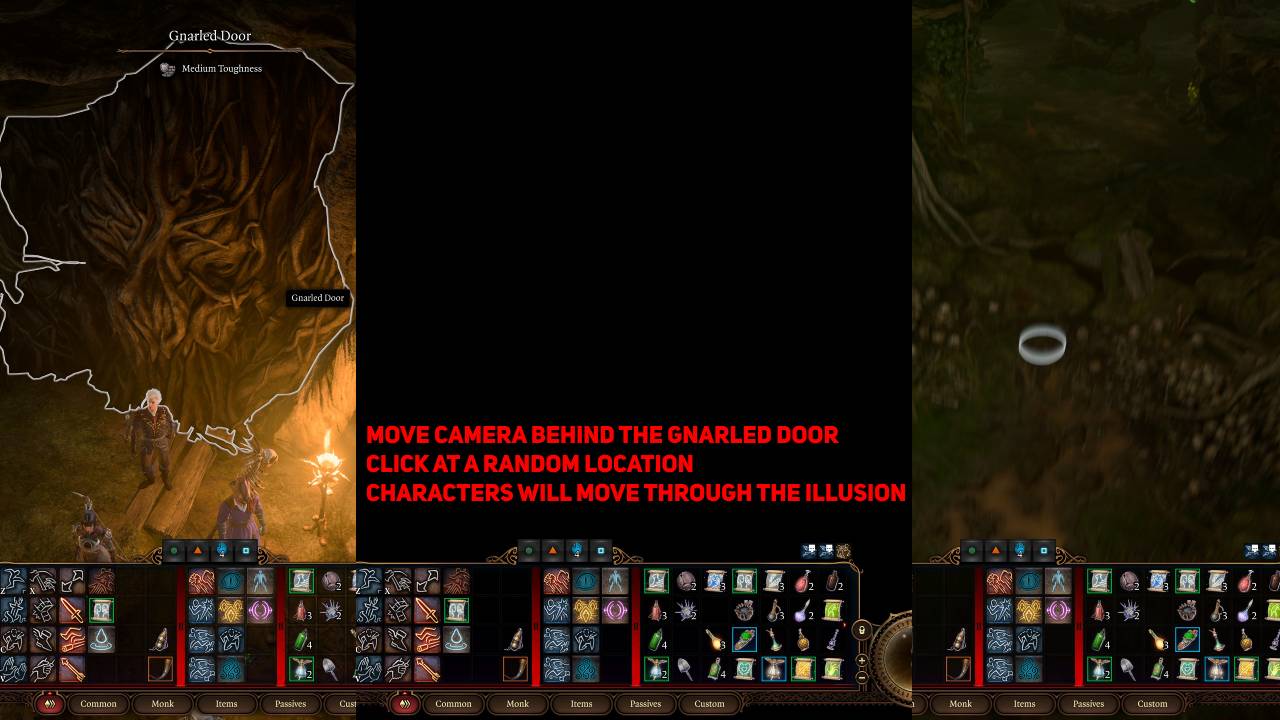 Gnarled door BG3 Enter Underdark