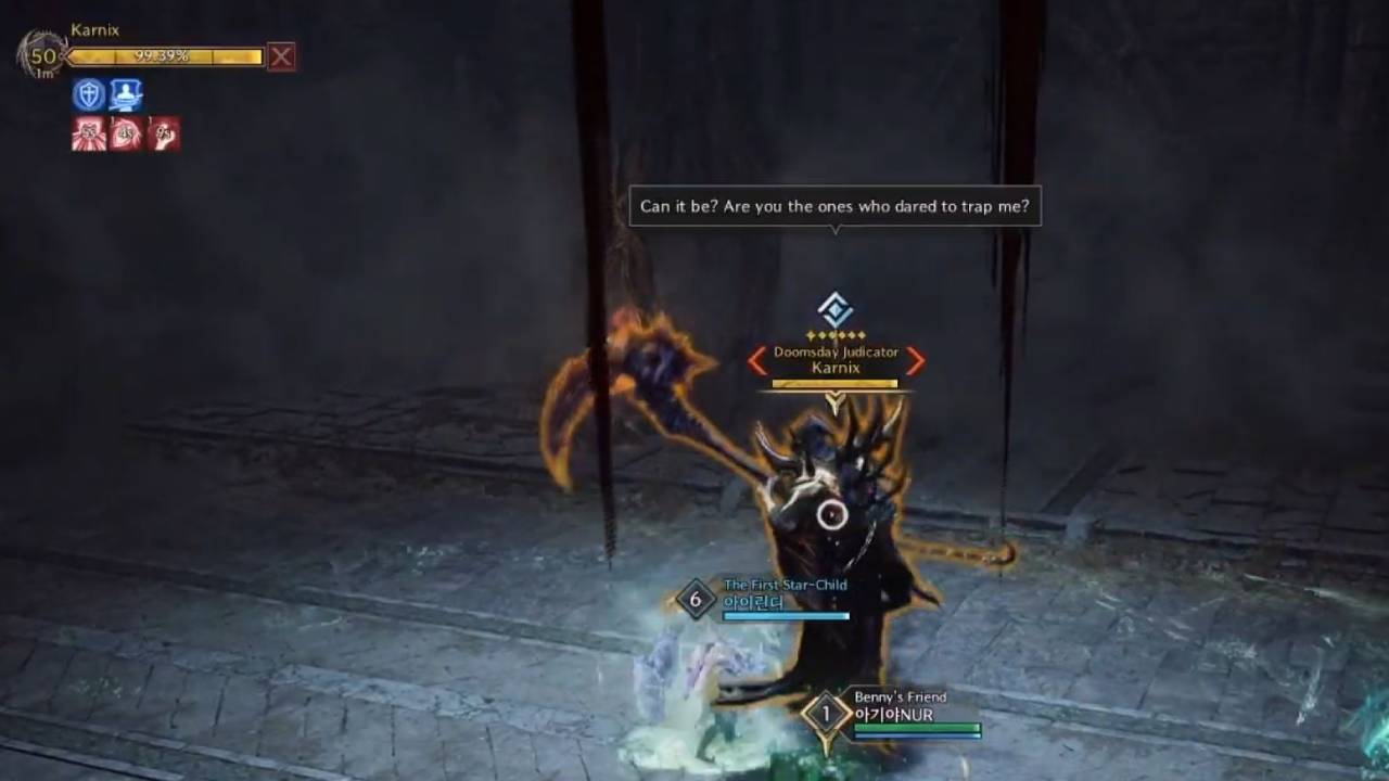 Doomsday juridicator karnix boss death abyss throne and liberty