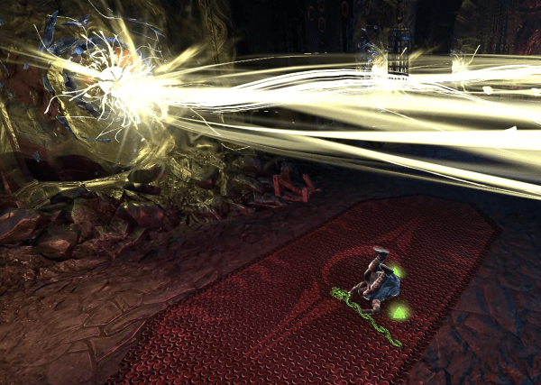 Lucent Sentry with Player Dodge Rolling Lucent Citadel Trial ESO