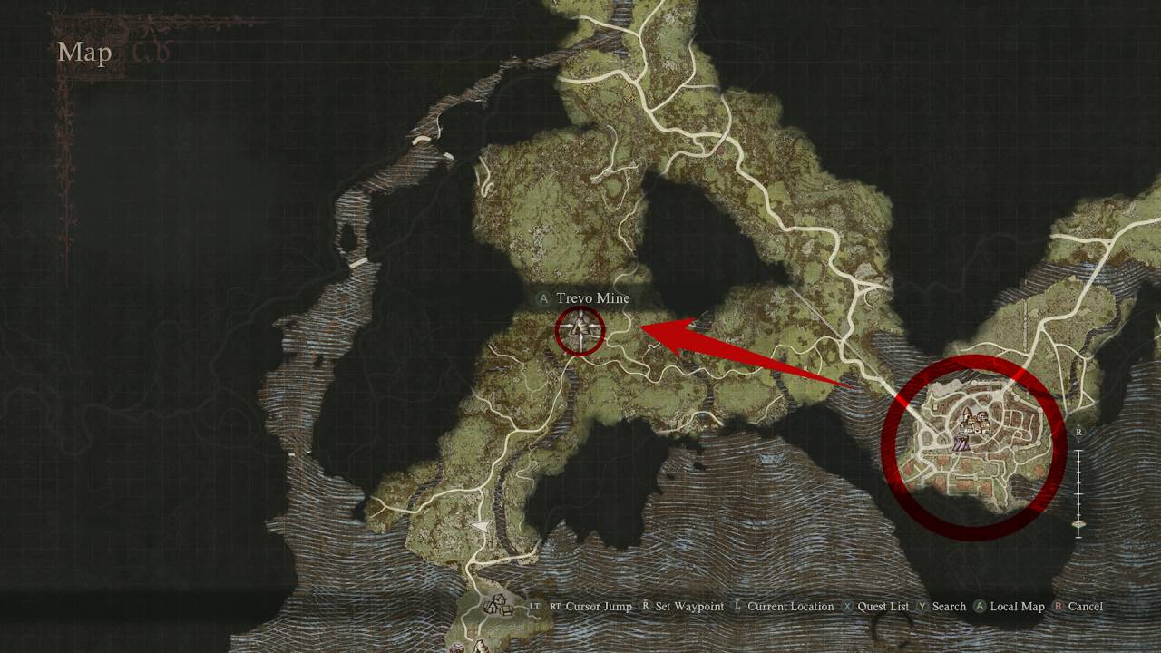 Unlock Sorcerer and Warrior Vocation Map