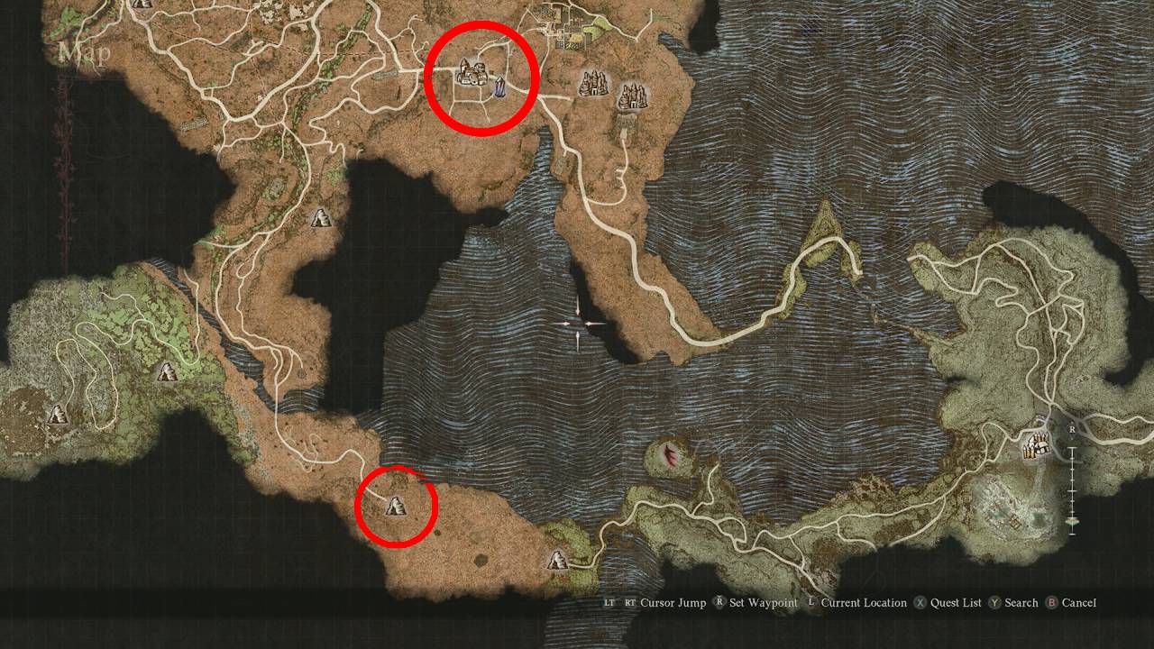 Unlocking Warfarer Class Map Location Dragon's Dogma 2