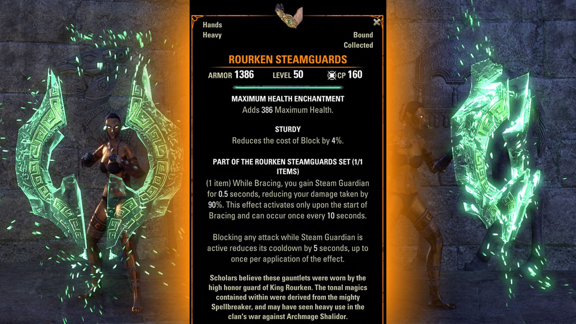 How to get the Rourken Steamguards Mythic Item Set in ESO
