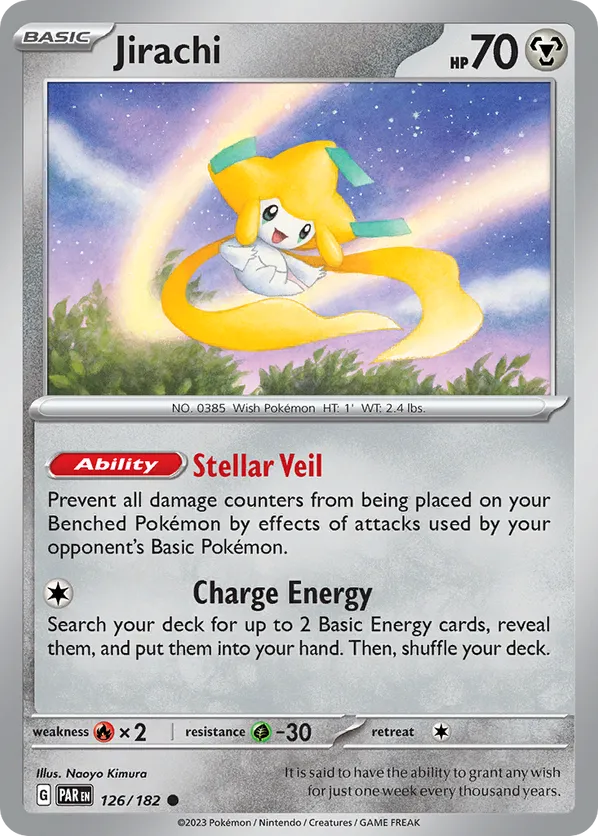 Jirachi PAR 126 Pokemon TCG Jirachi PAR 126 Pokemon TCG