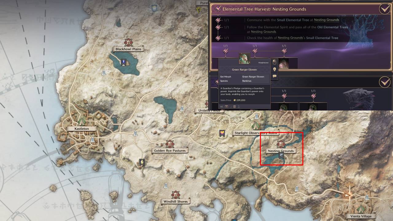 Nesting Grounds Location Throne and Liberty Elowen Guardian