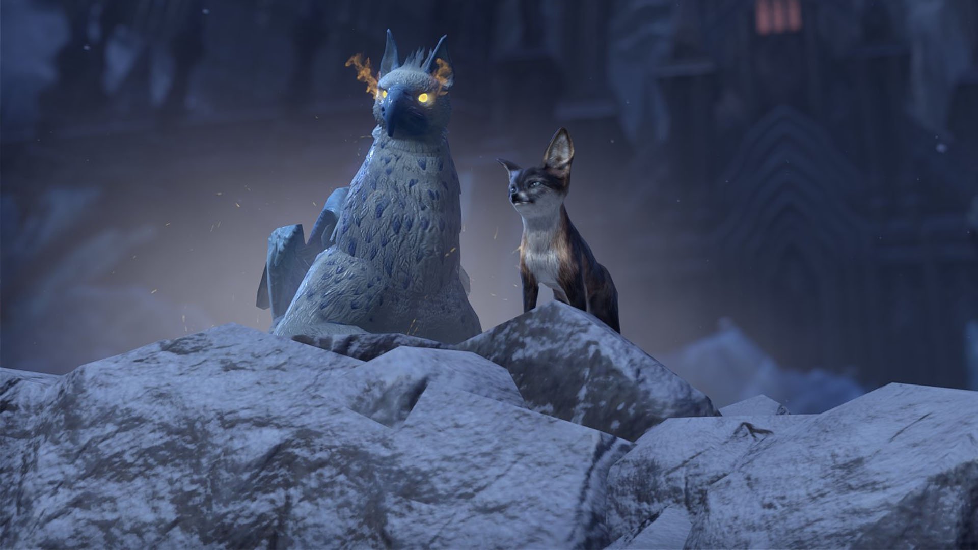 The Gryphon and the Fox during the The Wing of the Gryphon Quest