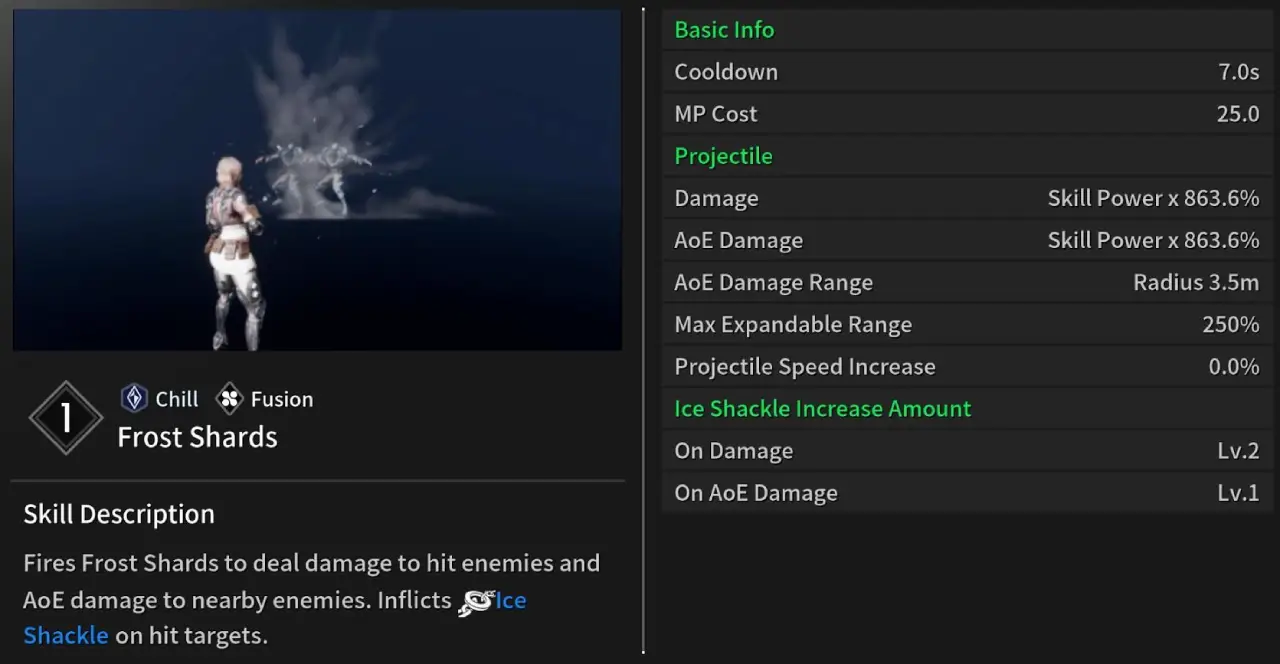 TFD Viessa Build Frost Shards