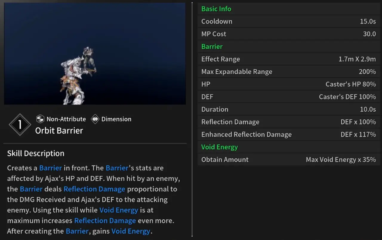 TFD Ajax Orbit Barrier